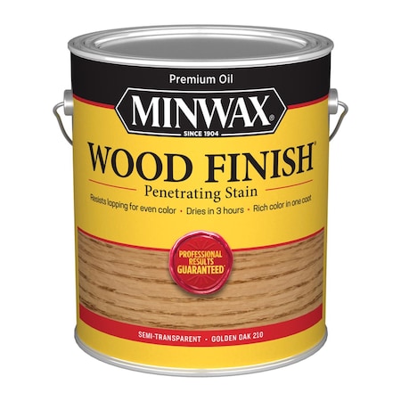 Minwax Minwax Wood Finish Semi-Transparent Golden Oak Oil-Based Penetrating Stain 1 gal 710710000